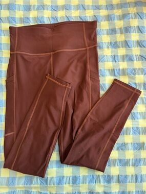 Fabletics Women's Rust Brown Leggings